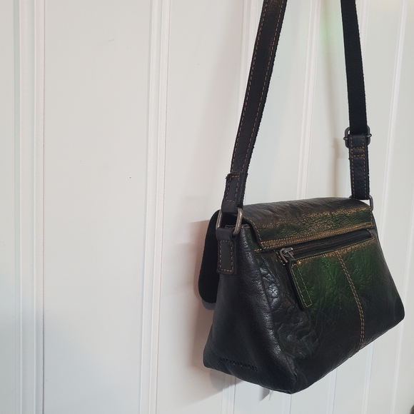 Black Leather Crossbody Purse 👛 - Picture 6 of 16